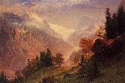 Albert Bierstadt View of the Grindelwald oil painting reproduction